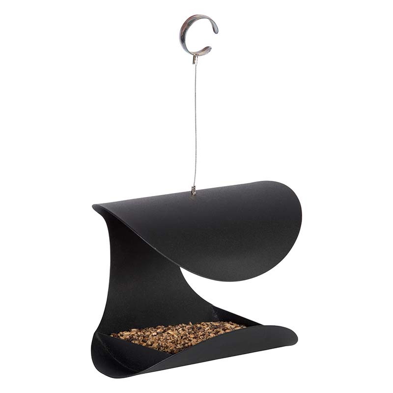 Esschert Design Bird table hanging black L (FB438