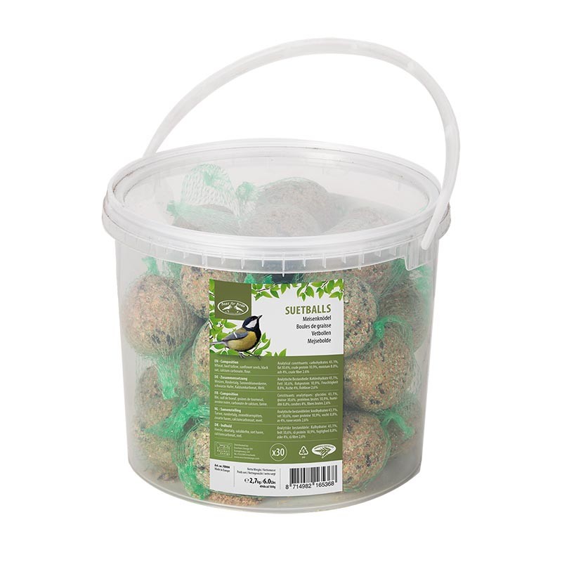Esschert Design Suet balls in bucket 30 pcs (FB904