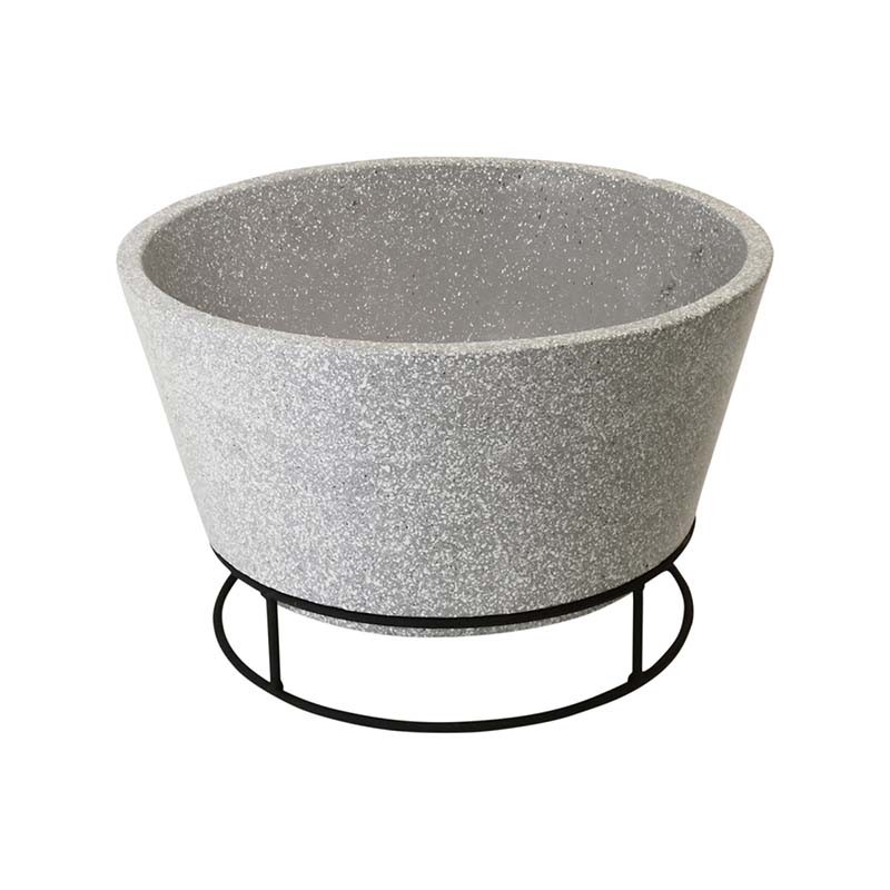 Esschert Design Firebowl ceramic concretelook (FF441