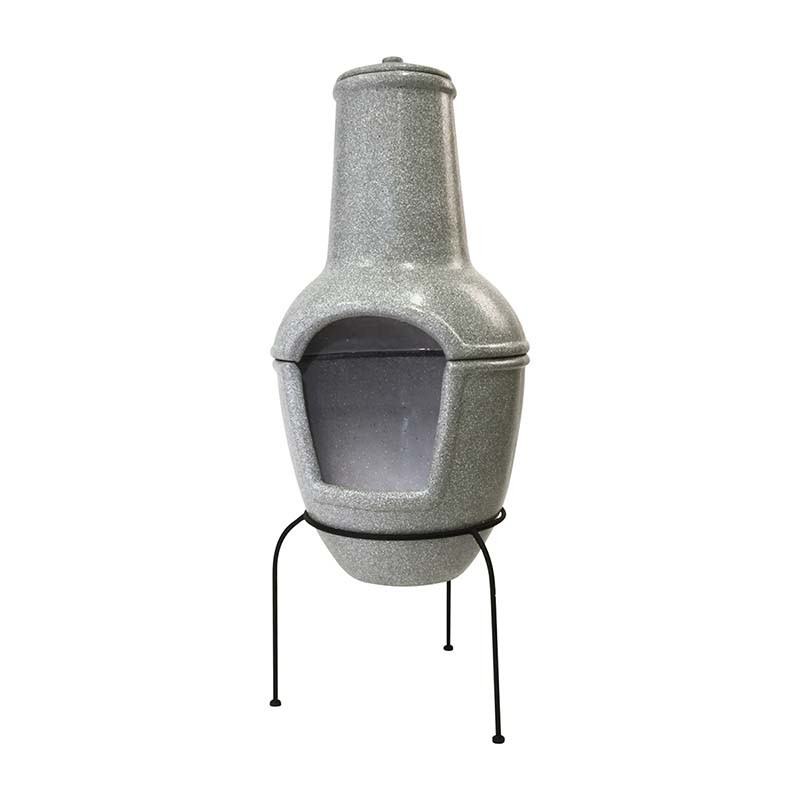 Esschert Design Firepit ceramic concretelook L (FF443