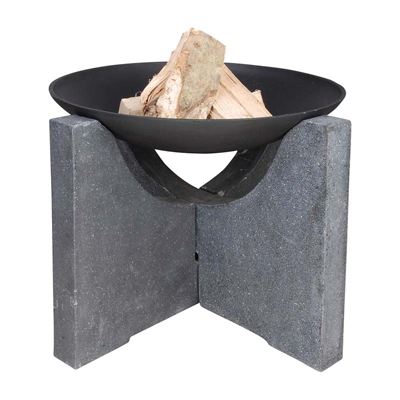 Esschert Design Firebowl with granito foot (FF80