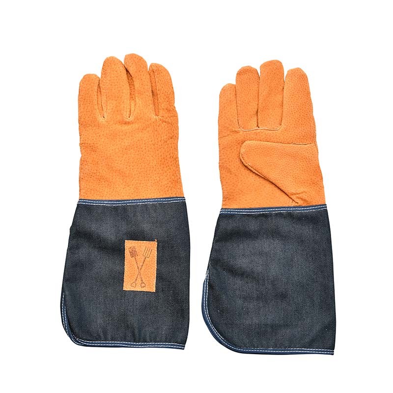 Esschert Design Denim garden gloves long (GT159