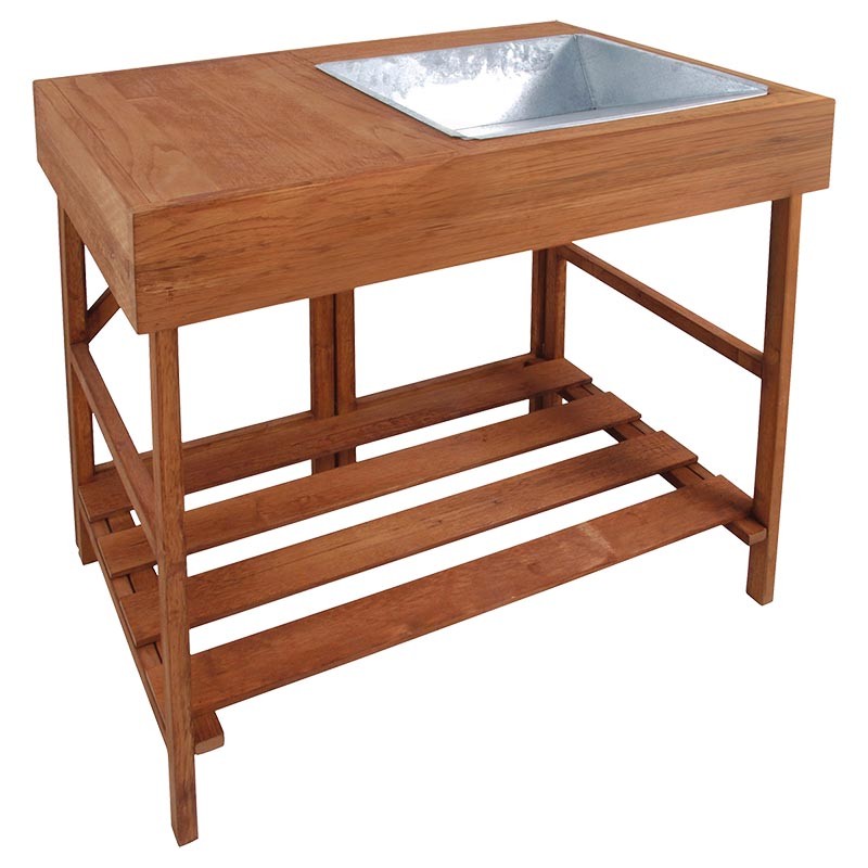 Esschert Design Hardwood potting table (GT35