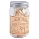 Esschert Design Wooden plant lables in jar (GT96