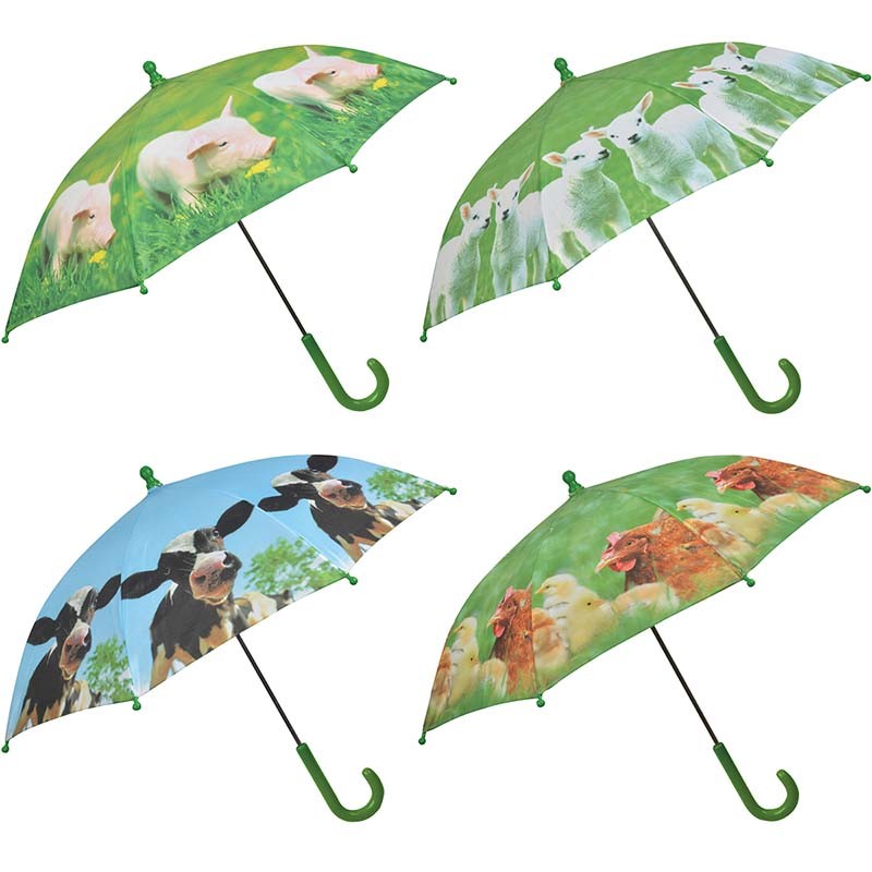 Esschert Design Children umbrella farm animals