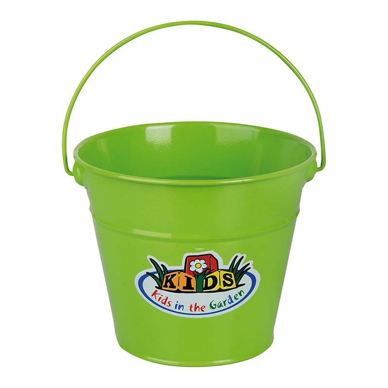 Esschert Design Kids Zinc Bucket green (KG93