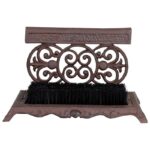 Esschert Design Cast iron shoescraper with brush (LH53