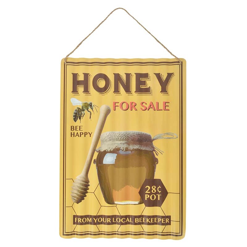 Esschert Design Ad sign corrugated honey (NG68