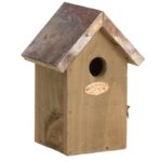 Esschert Design Antique wash bird house wren copper roof (NK06