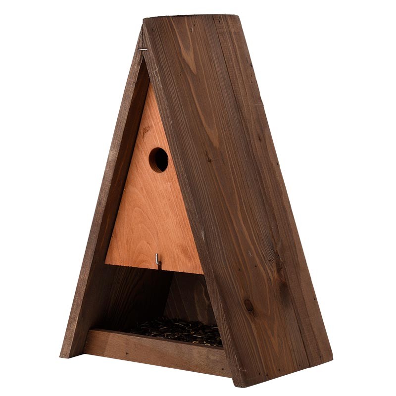 Esschert Design Triangle bird house with Birdfeeder (NK47
