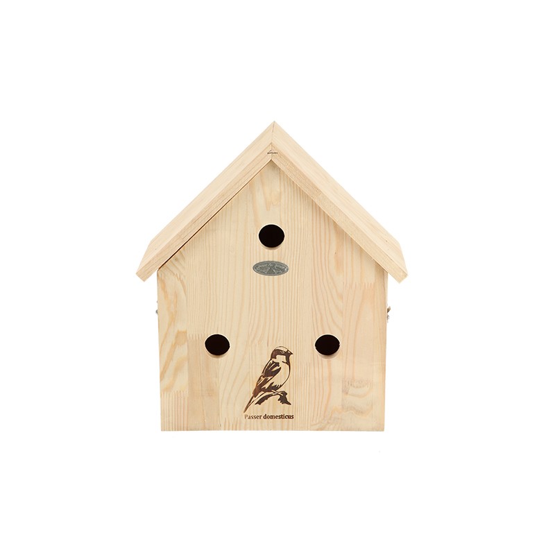 Esschert Design Birdhouse sparrow silhouette (NK86