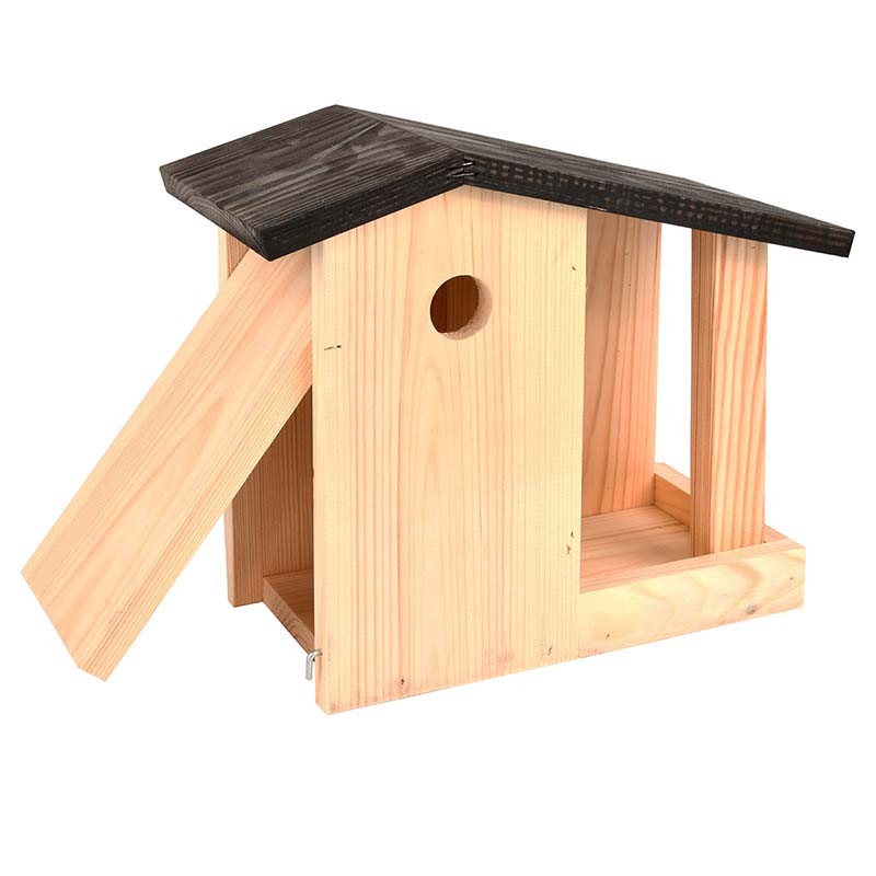 Esschert Design Birdhouse and bird table 2 in 1 (NK89