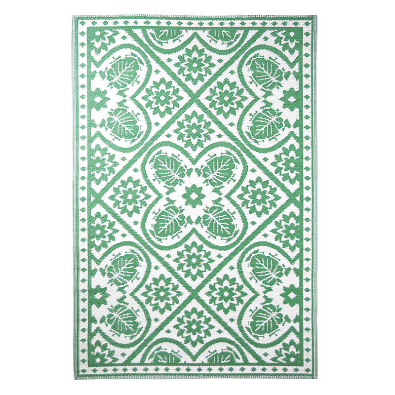 Esschert Design Garden carpet tiles green white S (OC37