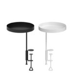 Esschert Design Ronde vensterbankklem zwart of wit M L 18 x B 18 x H 24