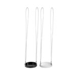 Esschert Design Rond hangend plantenplateau L keuze zwart of wit S KEUZE ZWART OF WIT (PY105