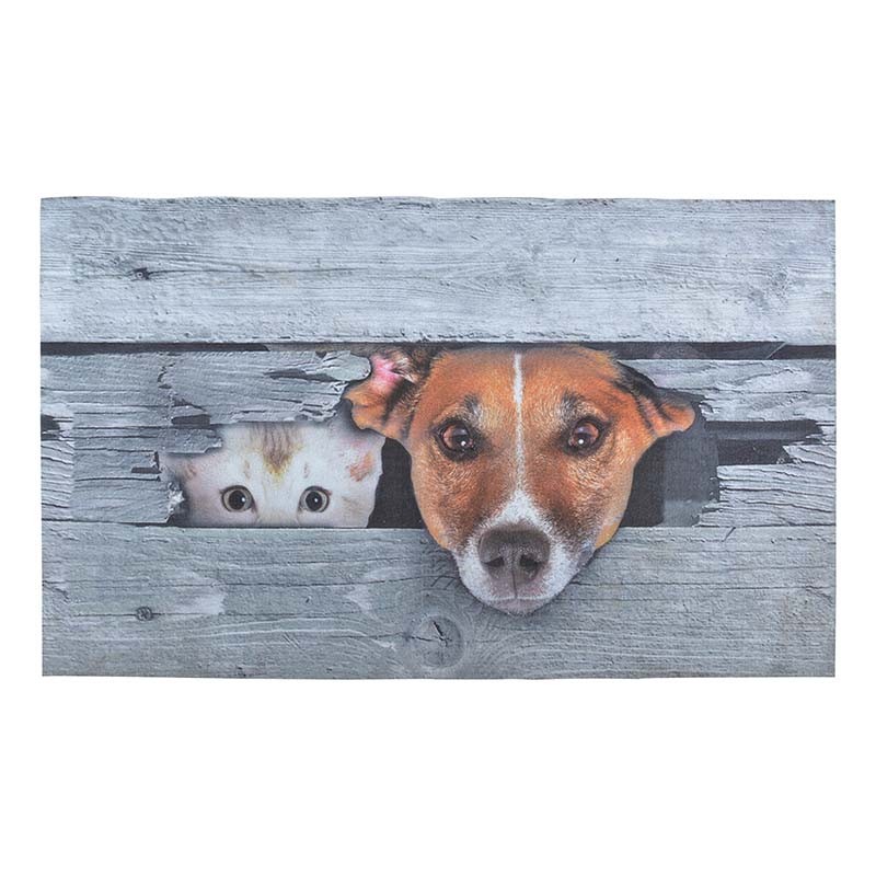 Esschert Design Doormat Peek-a-boo! Dog & cat (RB196
