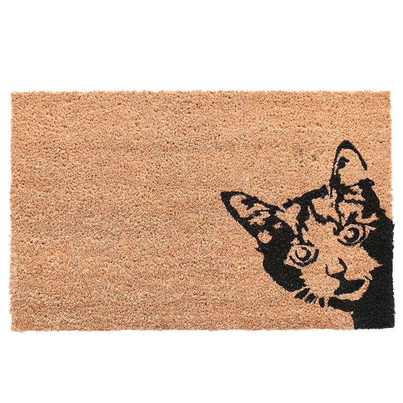 Esschert Design Coir doormat Peek-a-boo! cat (RB228