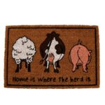 Esschert Design Coir doormat "Home is where�" (RB244