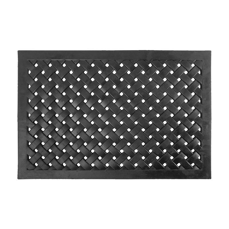 Esschert Design rectangular braided rubber doormat (RB38