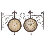 Esschert Design Stationclock +thermometer (TF005