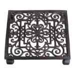Esschert Design Cast iron planttrolley square antique b. (TG22