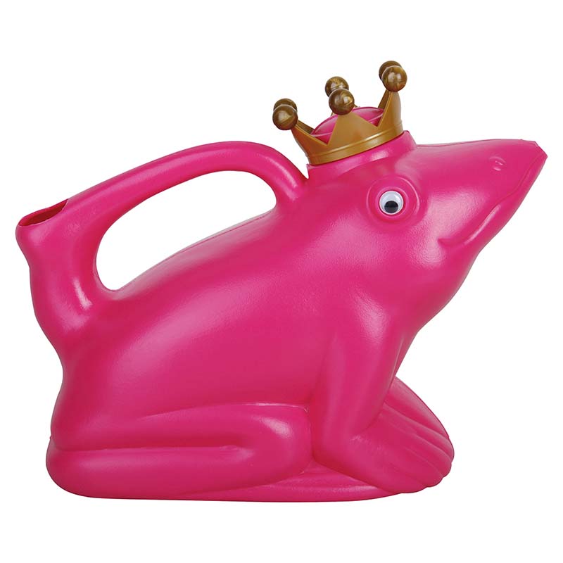 Esschert Design Wateringcan Frog king pink (TG61