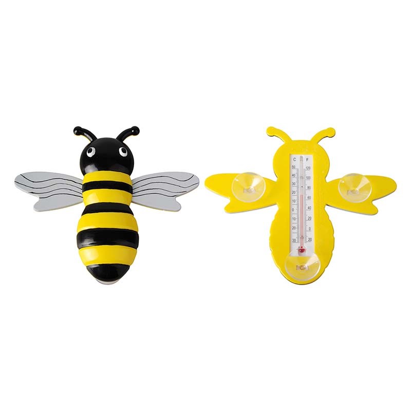 Esschert Design Bee window thermometer (TH59