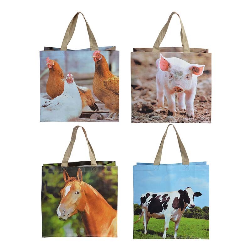 Esschert Design Shopping bag farm animals assorted (TP140