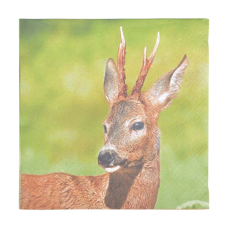 Esschert Design Paper napkins deer 33 x 33 cm (TP185