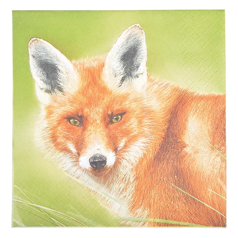 Esschert Design Paper napkins fox (TP186