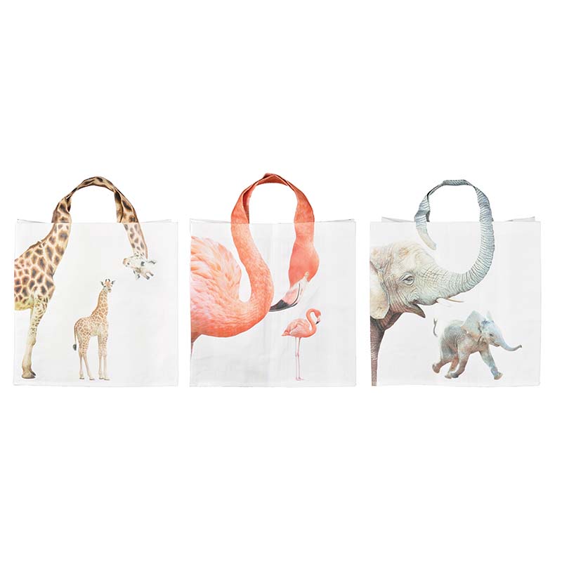 Esschert Design Shopping bag zoo animalnecks (TP195
