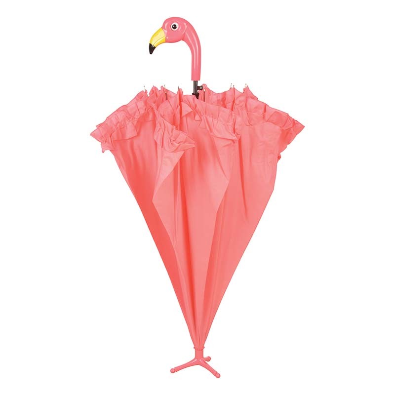 Esschert Design Umbrella flamingo with ruffles (TP203