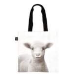 Esschert Design Shopping bag farm animals b/w S ass (TP325