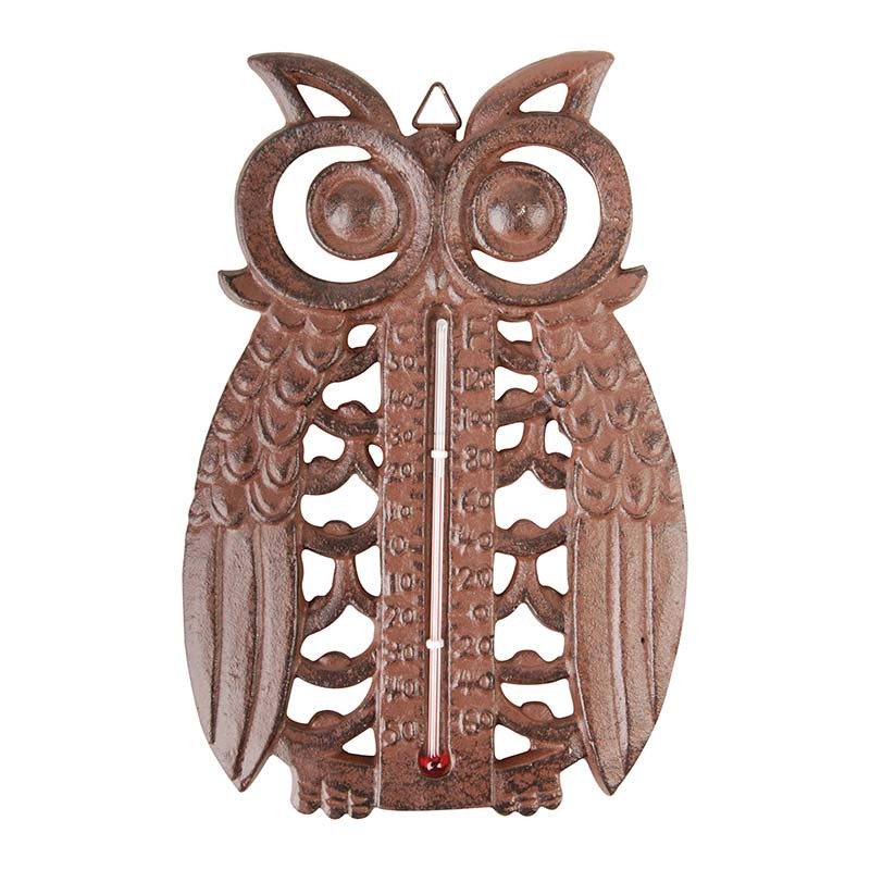 Esschert Design Owl thermometer (TT185