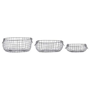 Esschert Design Wire basket oval set/3 S (WB31