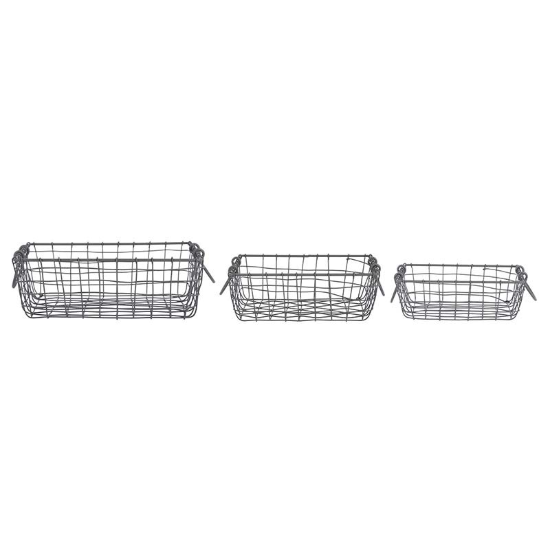 Esschert Design Wire basket square set/3 (WB32