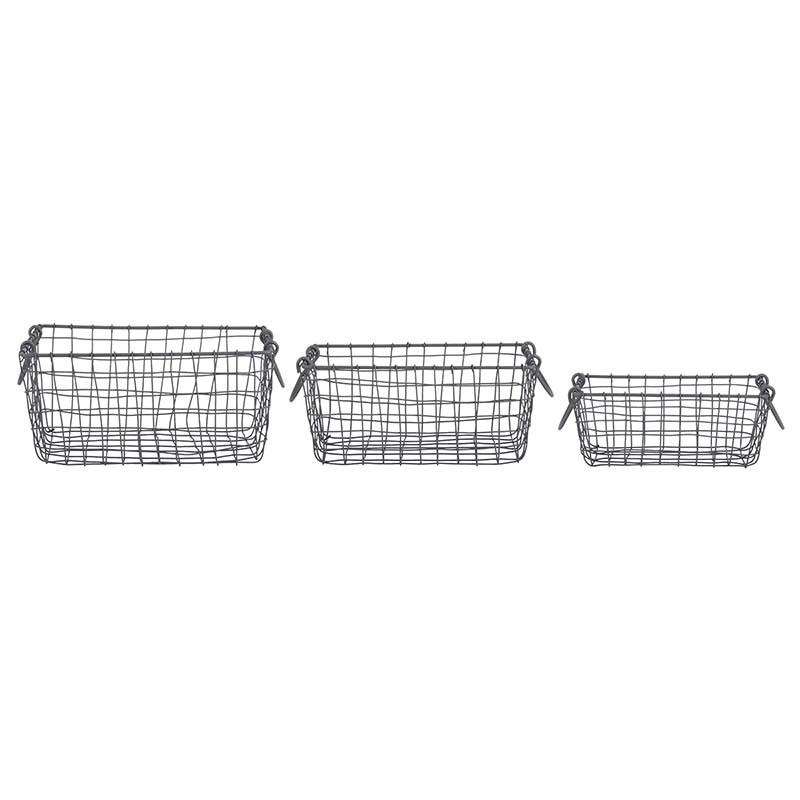 Esschert Design Wire basket rectangular set/3 S (WB33