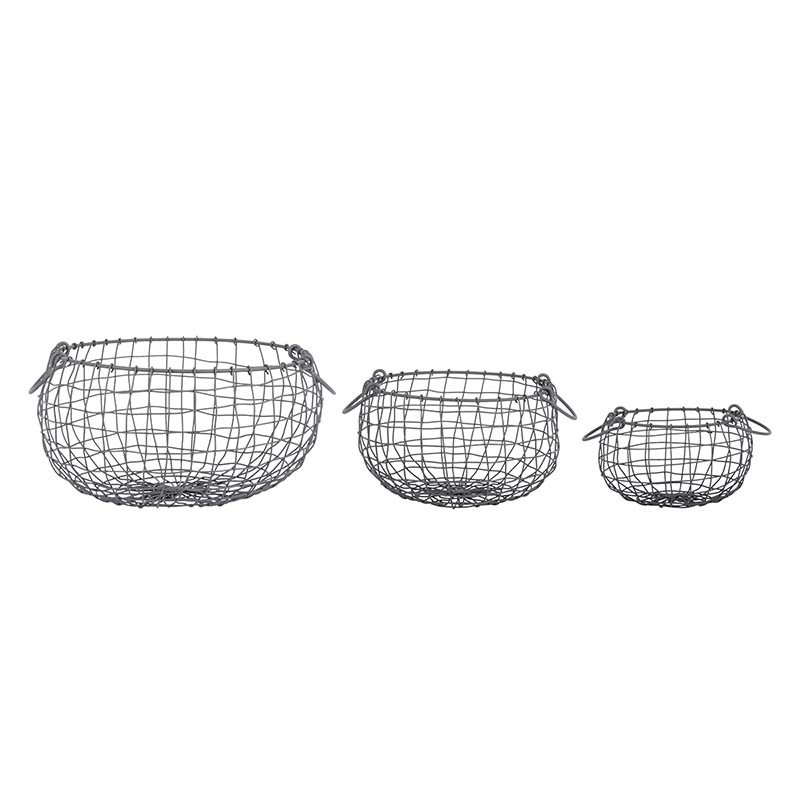 Esschert Design Wire basket pear shaped set/3 S (WB35