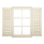 Esschert Design Mirror window with doors (WD35