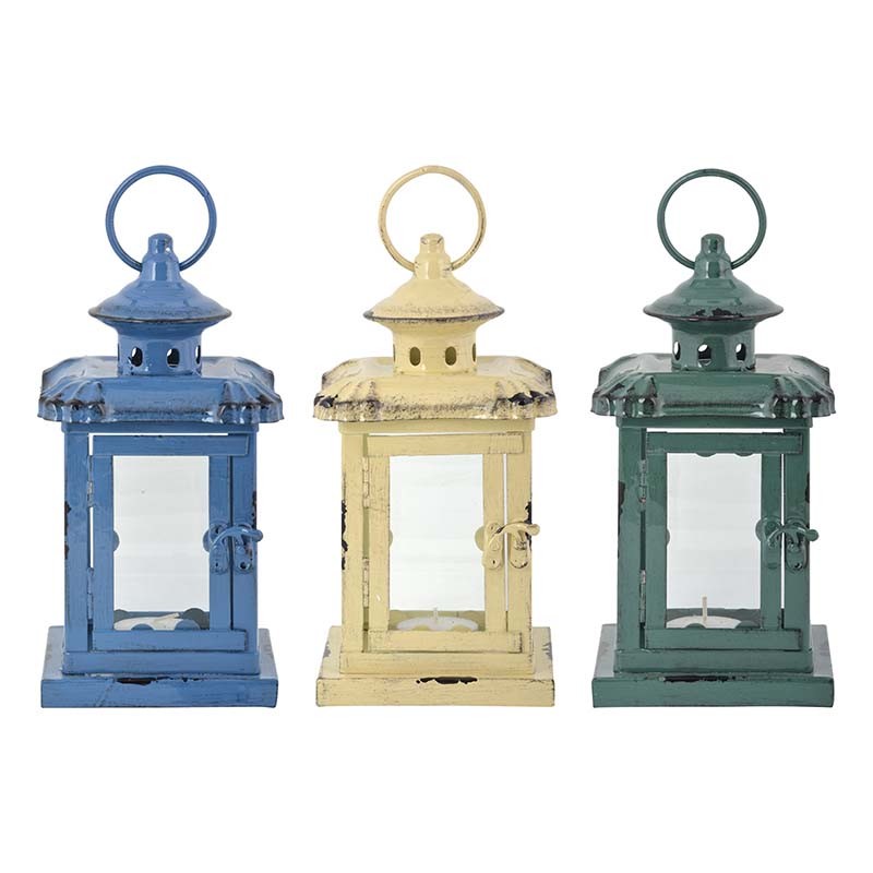 Esschert Design Vintage lantern 3 colours choice S (WL49