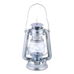 Esschert Design Hurricane lamp oil lantern silver (WL64