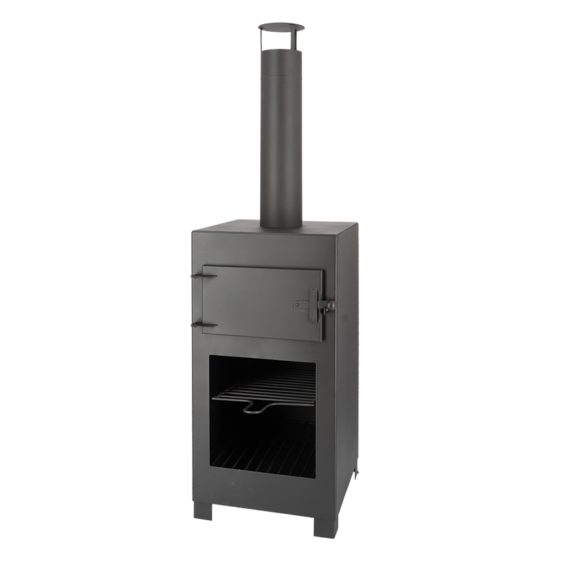 Esschert Design patio heater + pizza oven black (FF516 8714982210761) - 01