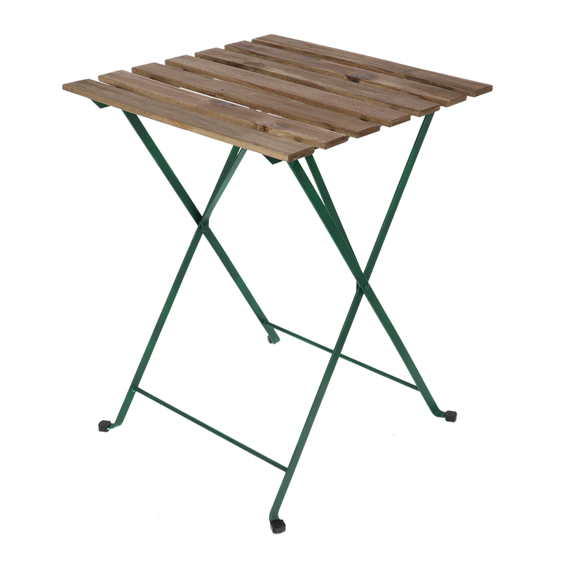Esschert Design Bistro table metal wood green (MF044 8714982238796) - 03