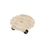 Esschert Design Trolley natural round indoor L (NG129 ) - 02