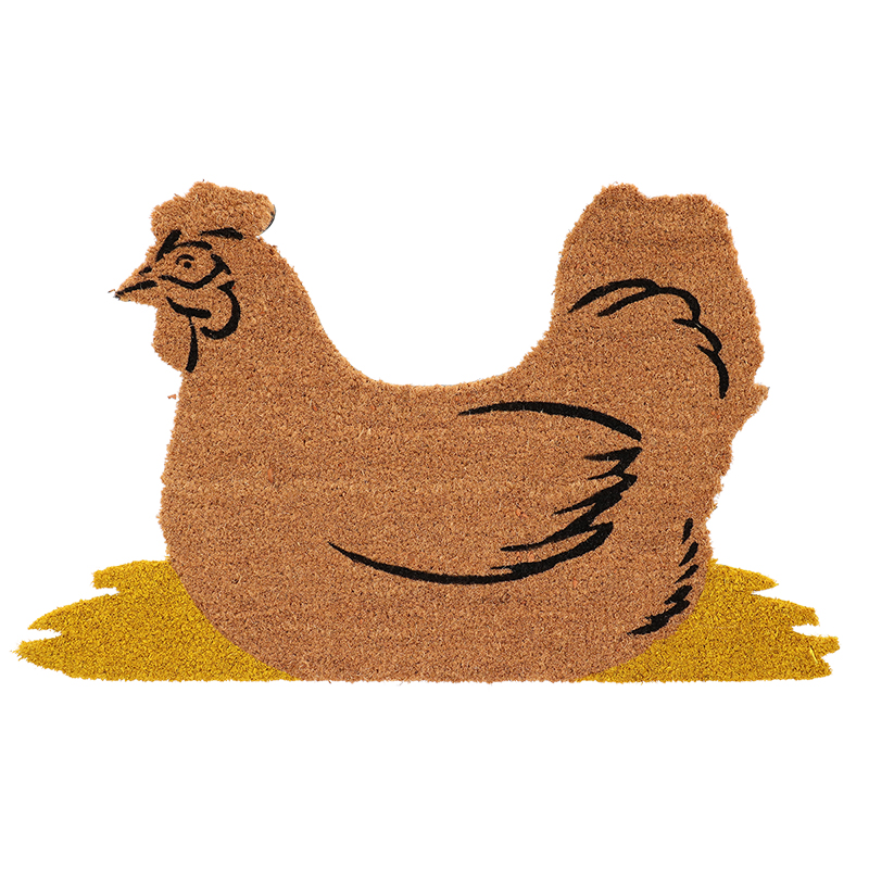 Esschert Design Doormat coir chicken (RB265 8714982214677) - 01