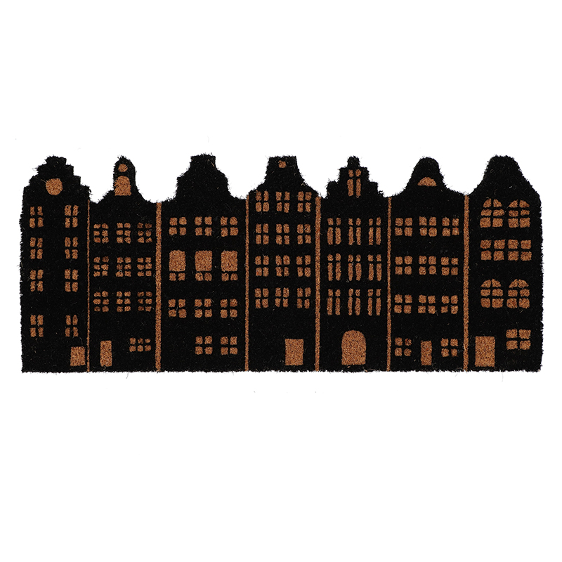 Esschert Design Doormat coir canal houses (RB272 8714982214745) - 01