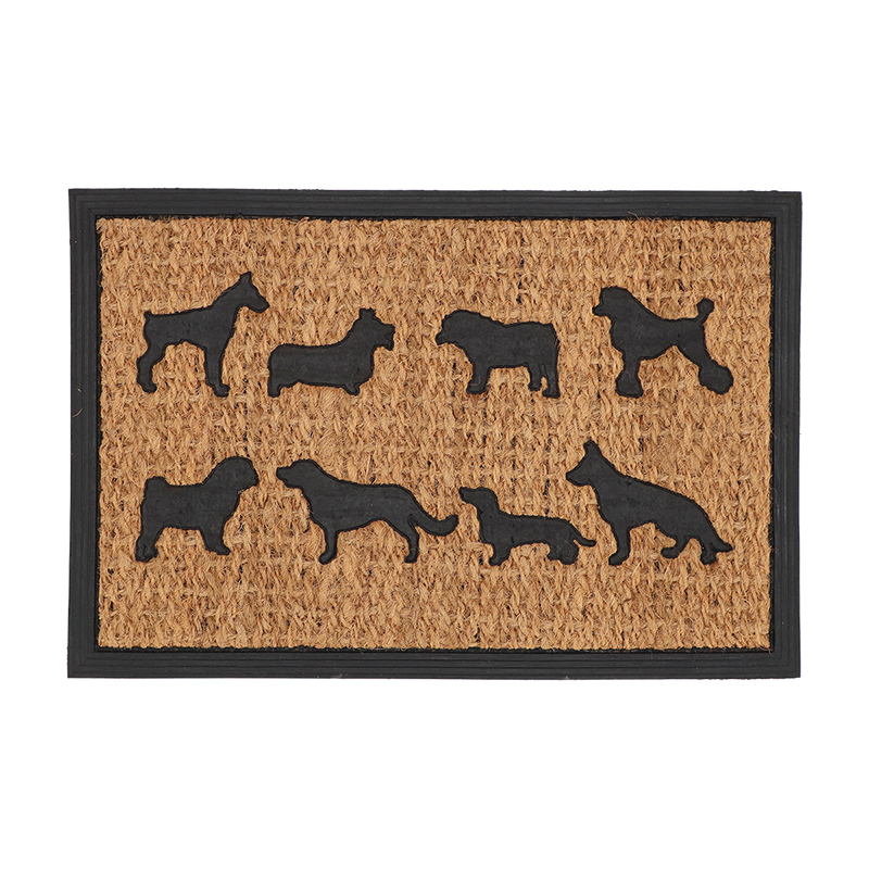 Esschert Design Doormat rubber/ coir dog breeds (RB274 8714982214769) - 01