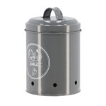 Esschert Design Storage tin garlic anthracite (C2137 8714982250866) - 03