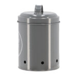 Esschert Design Storage tin garlic anthracite (C2137 8714982250866) - 04