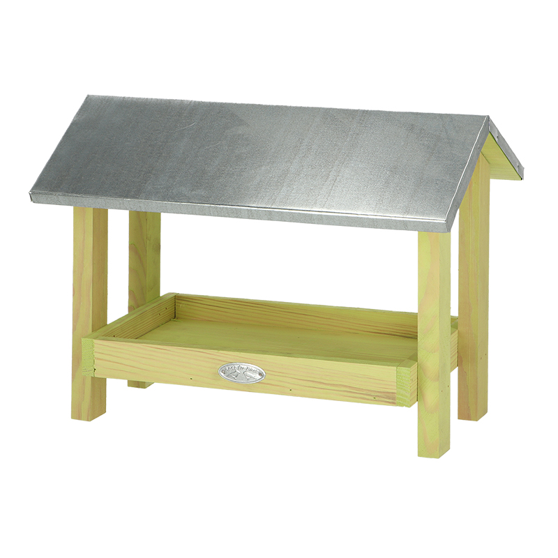 Esschert Design Ground bird table with roof (FB585 8714982249938) - 01